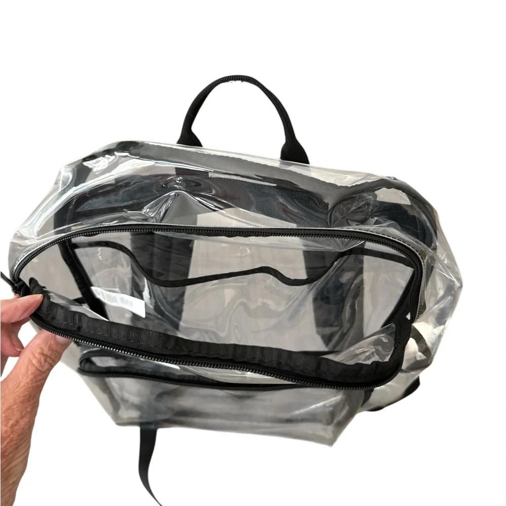 Under Armour Transparent Backpack with Black Accents, EUC, Unisex Backpack - Picture 7 of 10